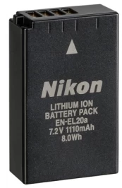 Akumuliatorius Nikon EN-EL20a, Li-ion, 1110 mAh kaina