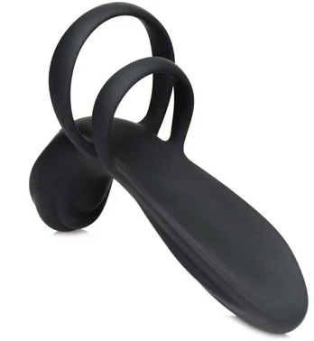 XR Brands Silicone Remote-Controlled Vibrating Sleeve, Atsparus vandeniui