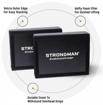 Paminkštinimas Strongman Deadlift Quiet Drop pad set