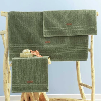 Cotton Box 'Žalias' Medvilnės rankšluostis - 50 x 90 cm