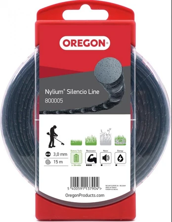 Trimerio valas „Nylium Silencio“ 3,0 mm x 15 m, OREGON