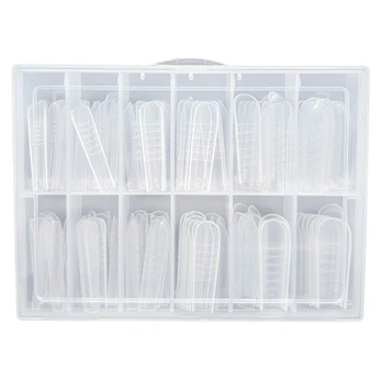 Plastikinės viršutinės formos nagams Osom Plastic Nail Tips OSOMN2009, universal