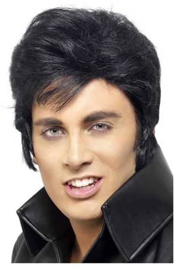 Smiffys Juodas Elvis wig