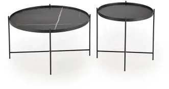 TABLE JULIETA Juodas D70CM