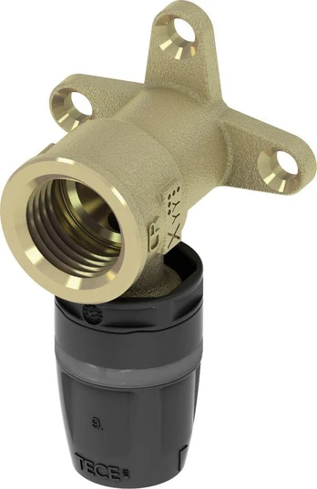 Push-fit wall elbow 1/2''F x 16 TECE