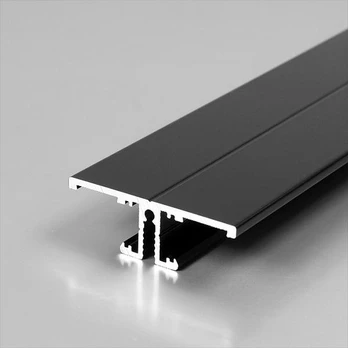 LED juostos profilis BACK10 A/UX, juodas, 2m