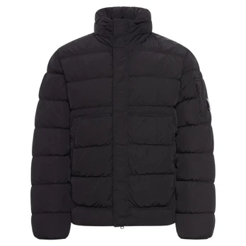 Pūkinė striukė vyrams, Juoda, Medium jacket