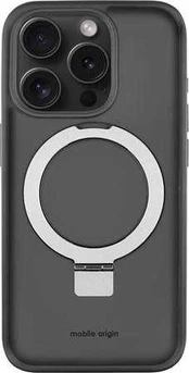 MOBILE ORIGIN Mobile Origin RingMag dėklas, juodas – iPhone 15 Pro