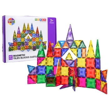 3D magnetinių blokelių rinkinys 67 vnt