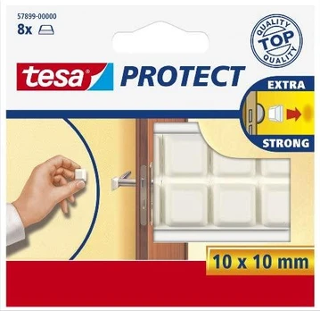 tesa Protect Schutzpuffer quadratisch 10 x 10mm baltas 8St.