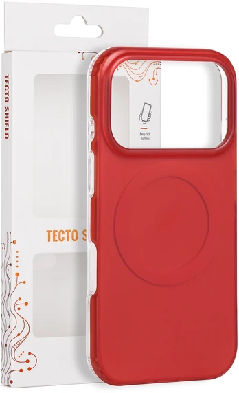 Dėklas Telforceone Tecto Shield Mistiq Mag case for iPhone 17 Pro 6,3' / 18 Pro 6,3' red