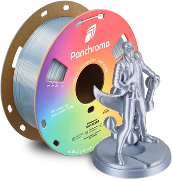 Polymaker Panchroma PLA Silk 1.75mm 1kg - Silk Sidabrinis