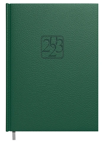 Darbo kalendorius Timer Memory 2024, A5, žalia, 20.3 cm x 14.3 cm