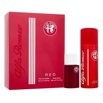 SET ALFA ROMEO Red EDT spray 15ml + BODY SPRAY 150ml