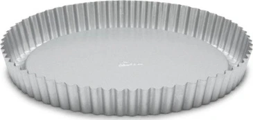 Patisse kształt flaneli 28 cm stal sidabrinė