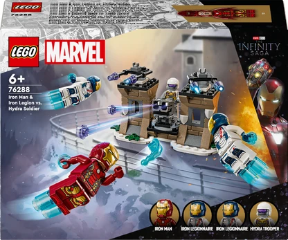 LEGO Marvel 76288 Geležinis žmogus ir Geležinis legionas prieš Hidros karį