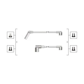 MAGNETI MARELLI 941319170117 Ignition lead set