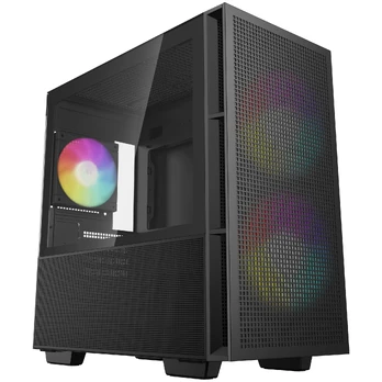 TORRE M-ATX DEEPCOOL CH360 Juodas