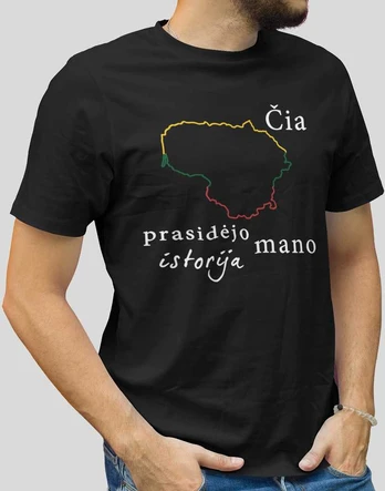 Marškinėliai "Mano istorija - Lietuva"