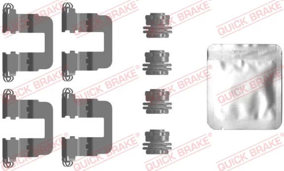 QUICK BRAKE QB109-0106 Brake pad fitting kit