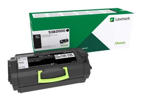 Tonerių kasetė Lexmark 53B2000 Return Program Toner Cartridge, juoda