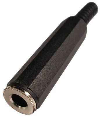 Lizdas 6.3mm mono /kabeliui/