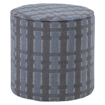 SARLI POUF HIGH CHENILLE PILKA/MĖLYNA [fsc]
