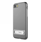 Tellur Cover Premium Kickstand Ultra Shield for iPhone 7 silver kaina