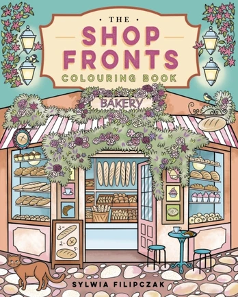Shop Fronts Colouring Book