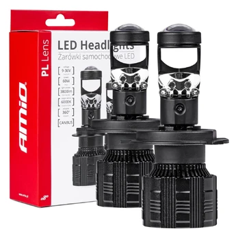 Automobilių LED lemputės pl lens h4 amio-03667