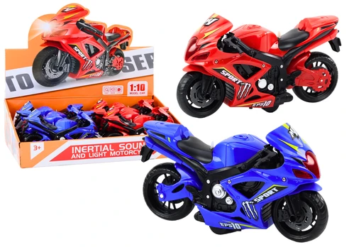 Žaislinis sportinis motociklas, 1 vnt.