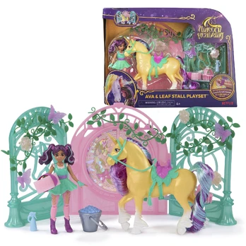 Usorteret Unicorn Academy Ava & Leaf Stall Playset