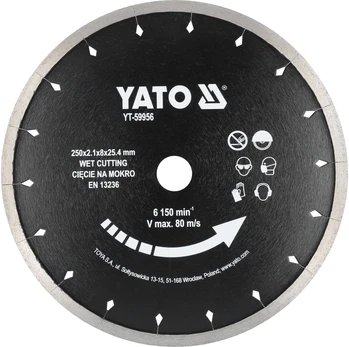 Yato KERAMINIS DISKAS (šlapia) 250mm