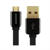 AVACOM DATOVY A NABIJECI MIC-120K MICRO USB - USB 2.0, 120CM, BLACK kaina