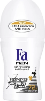 Rutulinis dezodorantas antiperspirantas Fa Men Xtreme Invisible Power 50 ml kaina