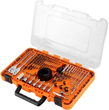 Neo Tools Grąžtų, antgalių ir lizdų rinkinys, 90 vnt.