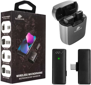 Spacetronik Bezprzewodowy mikrofon USB-C