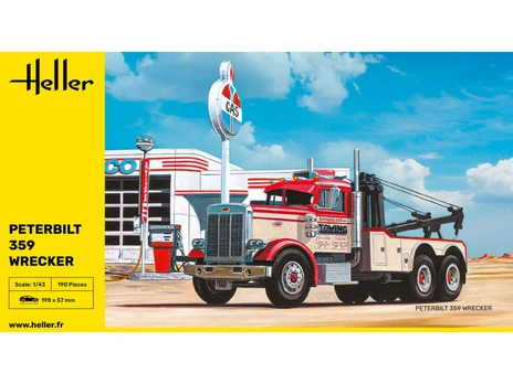 Heller - Peterbilt 359 Wrecker, 1/43, 80794
