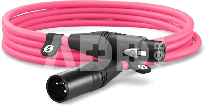 XLR kabelis RODE 3m Rožinis