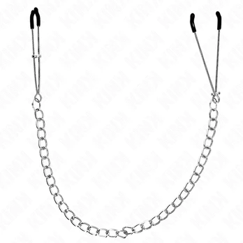 KINK Thin Adjustable Nipple Clamps with Heavy-Duty 30 cm Chain