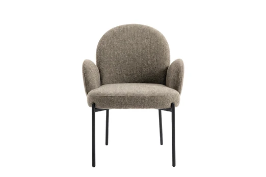 Blom Dining Chair - 2-pack - Black / Brown Fabric