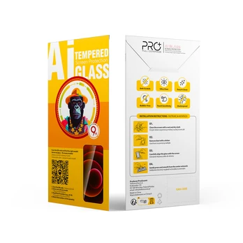 Telforceone Universal tempered glass 9D OneFit AI-40 6,3'