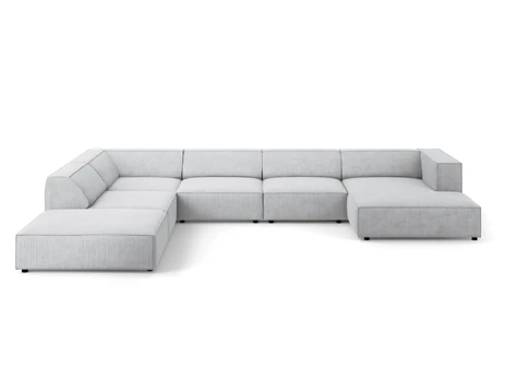 Panoramic Left Corner Sofa, "Arendal", 7 Seats, 364x262x70 Made in Europe