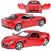 Metalinis automobilio modelis - Alfa romeo 8c  , raudona kaina