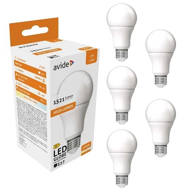 Avide LED lemputė 13W A60 E27 4000K 5vnt