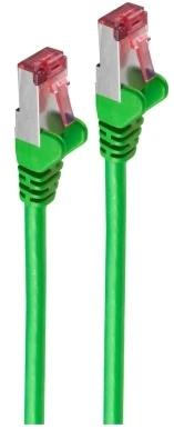 S-Conn shiverpeaks Patchkabel S/FTP Cat.6A grün 0,5m