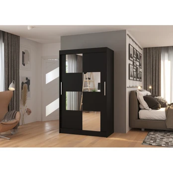 Sliding wardrobe with mirror LUGANO 120