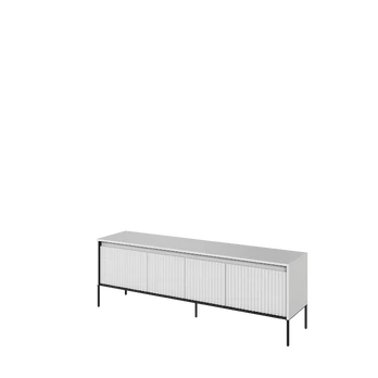 Komoda TREND TR5BIC-V2, balta/juoda