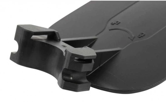 ZEFAL SHIELD S10 galinis purvasargis, juoda