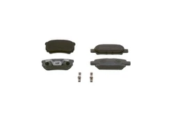 BOSCH 0 986 424 814 Brake pad set kaina